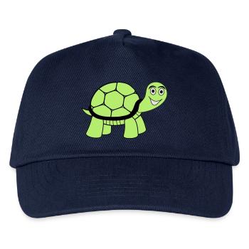 Schildkröte - Kinder Basecap - Navy - Vorne