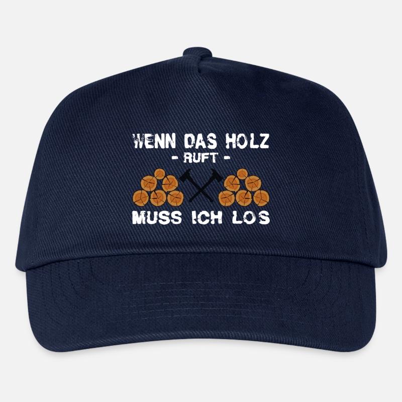 Holz ruft - Kinder Basecap - Navy