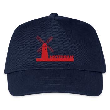 Amsterdam - Netherlands - Netherlands - Gift - Kids’ Baseball Cap - navy - Front
