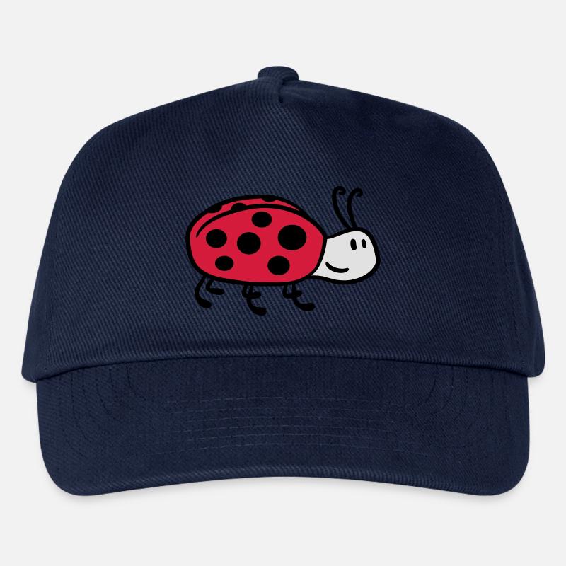 Niedlicher süßer kleiner Marienkäfer - Kinder Basecap - Navy