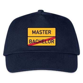 master - Kids’ Baseball Cap - navy - Front