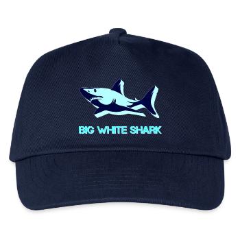See, raubfische, badezimmersprüche - Kinder Basecap - Navy - Vorne
