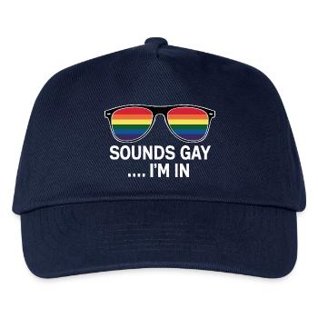 Lustige Pride-Erklärung - Kinder Basecap - Navy - Vorne