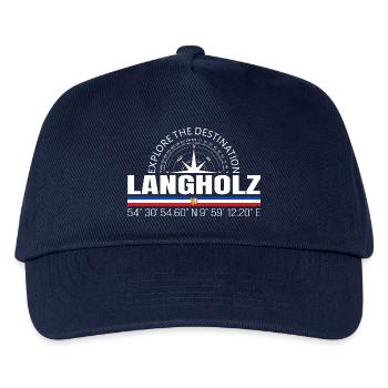 Bois long - Casquette de baseball Enfant - marine - Devant
