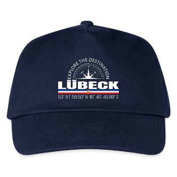 Lübeck - Kinder Basecap - Navy - Vorne
