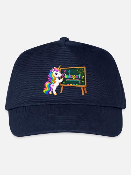 Kindergarten Einhorn - Kinder Basecap - Navy
