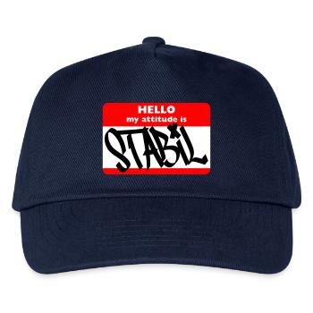 STABIL - HELLO HIP HOP - Kinder Basecap - Navy - Vorne