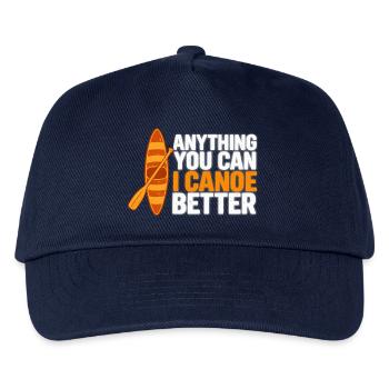 Kanu, Kanu, Kajak, Wilderness River Kunst, - Kinder Basecap - Navy - Vorne