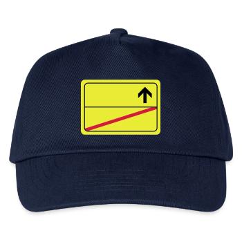 leeres Ortsschild - Kids’ Baseball Cap - navy - Front