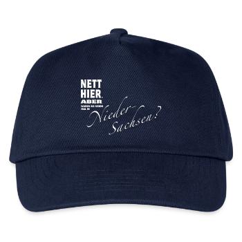 Nett hier. Aber waren Sie in NIEDERSACHSEN ? - Kinder Basecap - Navy - Vorne