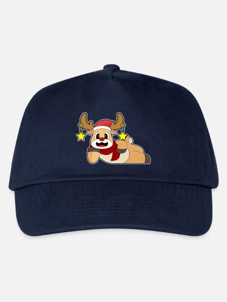 Rentier Weihnachten Winter - Kinder Basecap - Navy