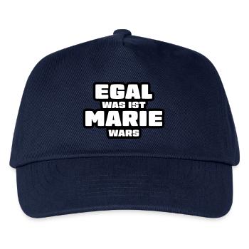 Lustiger Spruch Marie Geschenk - Kinder Basecap - Navy - Vorne