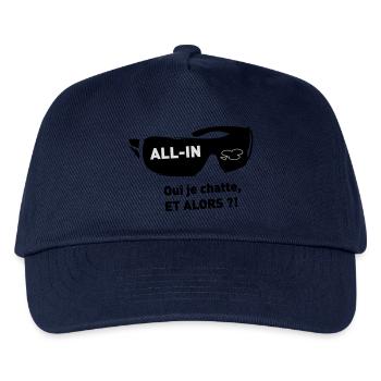 Chance - Kids’ Baseball Cap - navy - Front