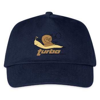 Turbo Schnecke - Kinder Basecap - Navy - Vorne