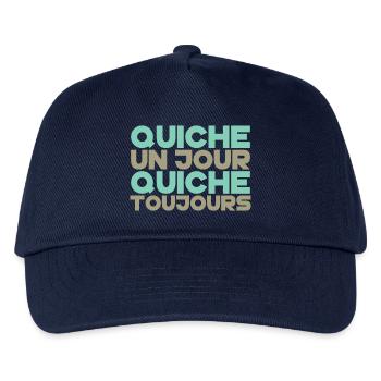 Lorraine Quiche un jour - Casquette de baseball Enfant - marine - Devant