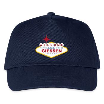 Welcome to the latscho City of Gießen - Kinder Basecap - Navy - Vorne