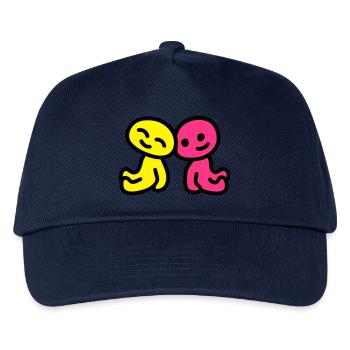 Freundschaft - verliebt 3 - Kinder Basecap - Navy - Vorne