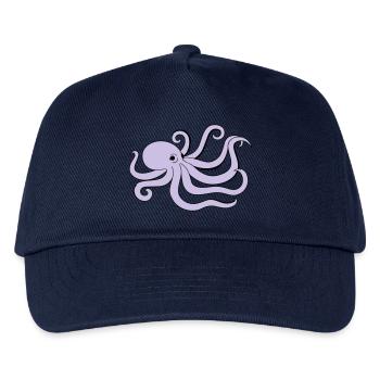 octopus - Kids’ Baseball Cap - navy - Front