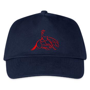 Westernreiter Slidingstop rot - Kinder Basecap - Navy - Vorne