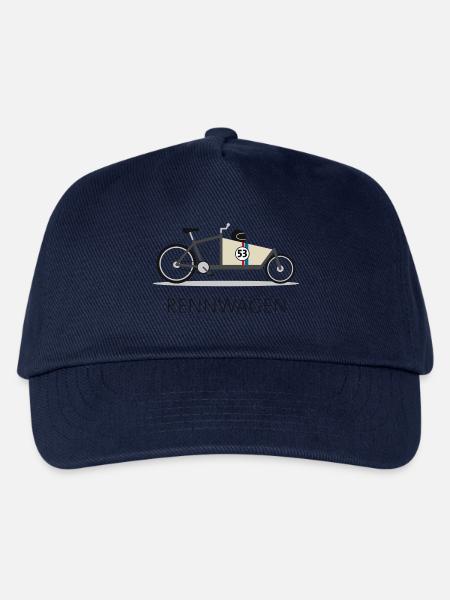 Lastenfahrrad Rennwagen - Kinder Basecap - Navy