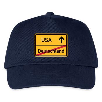 ortsschild_usa__f3 - Kinder Basecap - Navy - Vorne