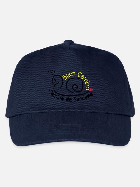 Camino de Santiago Schnecke - Kinder Basecap - Navy