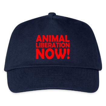 Animal liberation - Kinder Basecap - Navy - Vorne