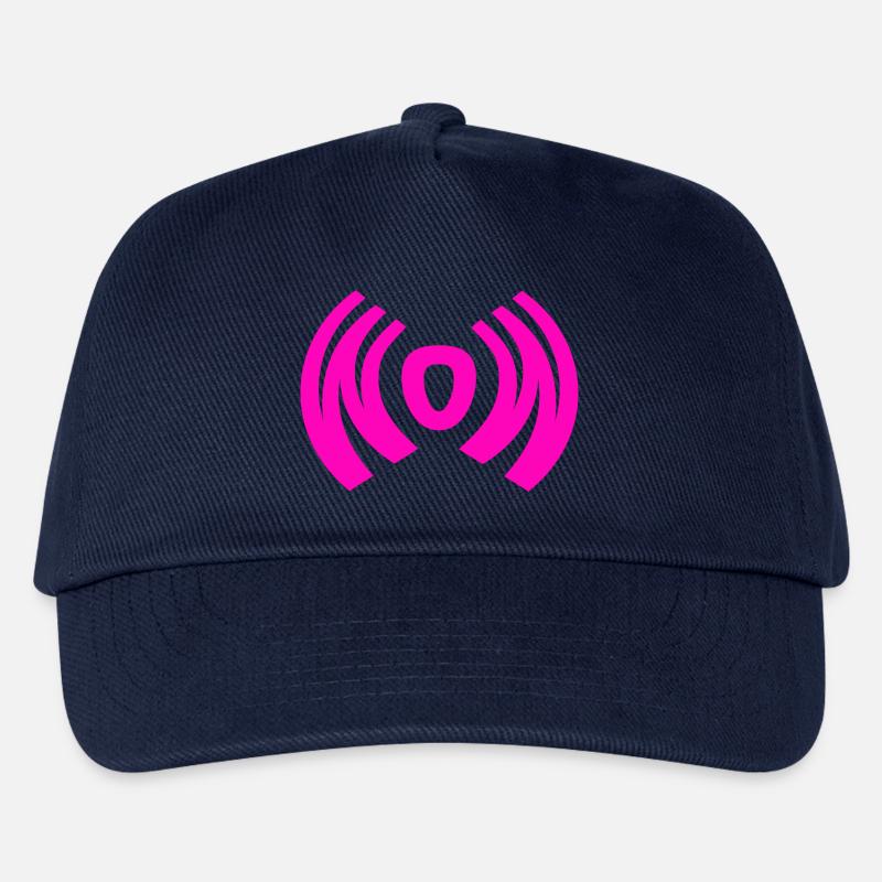 WOW pink - Kids’ Baseball Cap - navy