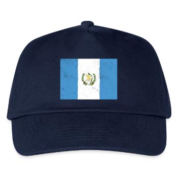 Flag of Guatemala – Freedom and History - Kids’ Baseball Cap - navy - Front