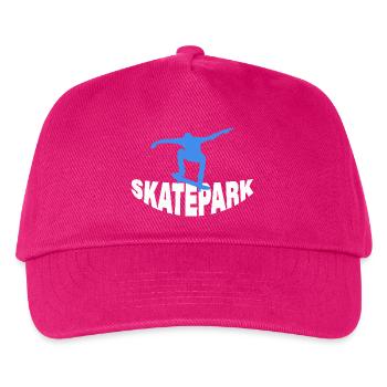SKATEPARK - Kinder Basecap - Fuchsia - Vorne