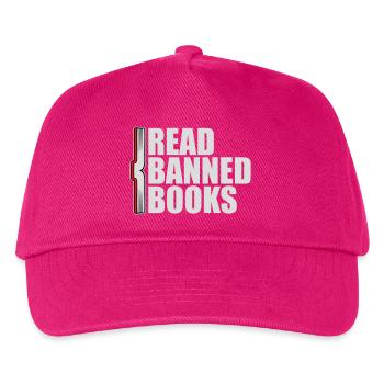 Read Banned Books Verbotene Bücher Lesen Freiheit - Kids’ Baseball Cap - fuchsia - Front