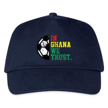 In Ghana we trust - Kinder Basecap - Navy - Vorne