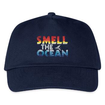 Rieche Das Meer Ozeanfarben - Kinder Basecap - Navy - Vorne