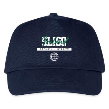 Sligo Irland Koordinaten Reise Souvenir - Kinder Basecap - Navy - Vorne