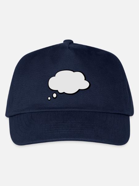 Textballon - Kinder Basecap - Navy