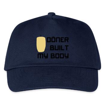 Döner construit mon corps - Casquette de baseball Enfant - marine - Devant