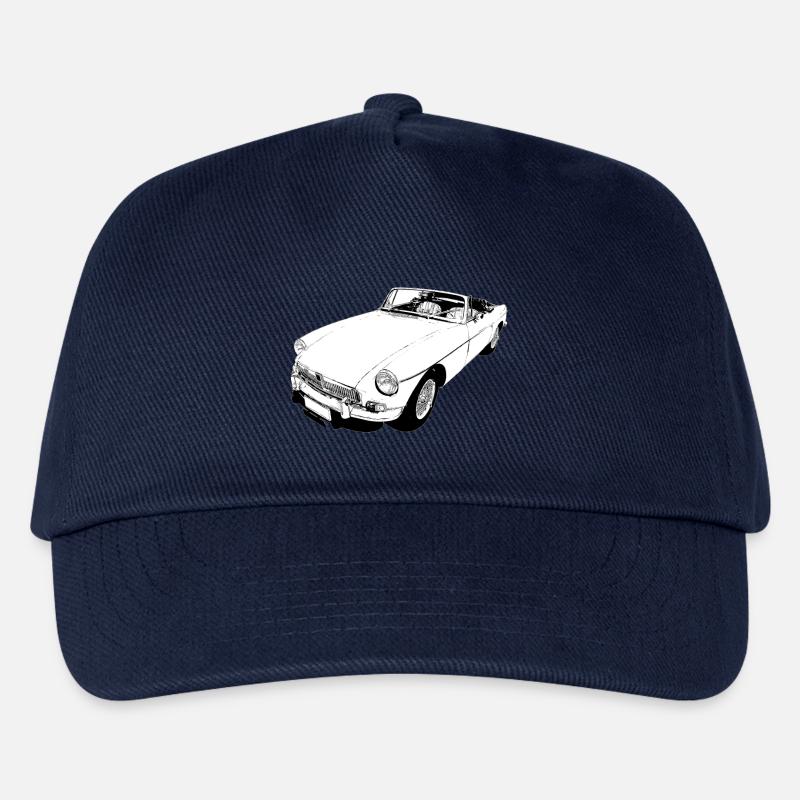MG Roadster Classic Britischer Sportwagen - Kinder Basecap - Navy