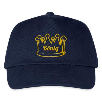 König - Kinder Basecap - Navy - Vorne