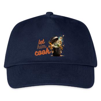Let Him Cook An Explosion of Flavor - Kids’ Baseball Cap - navy - Front