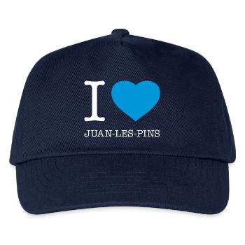 J’ADORE JUAN LES PINS France - Casquette de baseball Enfant - marine - Devant