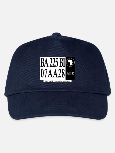 Gedenktafel für das Verkehrsbewusstsein - Kinder Basecap - Navy