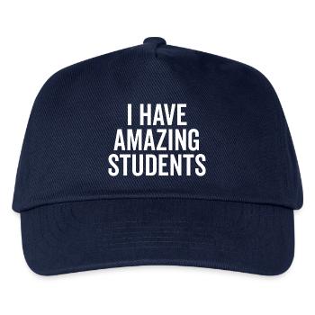 I Have Amazing Students - Kids’ Baseball Cap - navy - Front