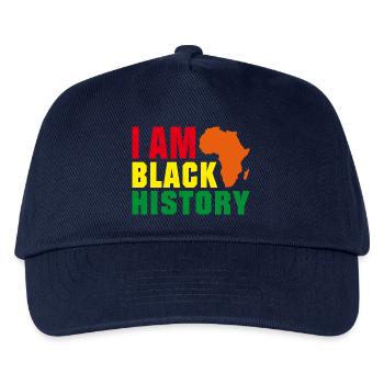 I am Black History - Kinder Basecap - Navy - Vorne