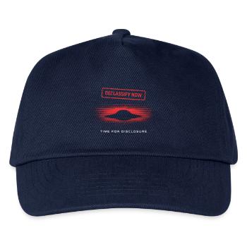 Declassify Now – Zeit für UFO-Offenlegung - Kinder Basecap - Navy - Vorne