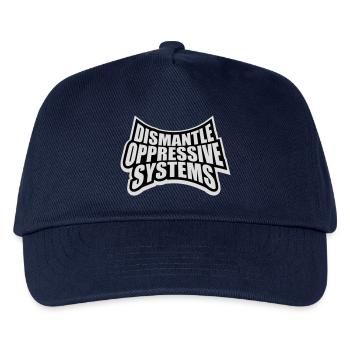 Déclaration d’activisme pour démanteler les systèmes oppressifs - Casquette de baseball Enfant - marine - Devant