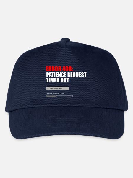 Fehler 408 Patience Timeout-Grafik - Kinder Basecap - Navy