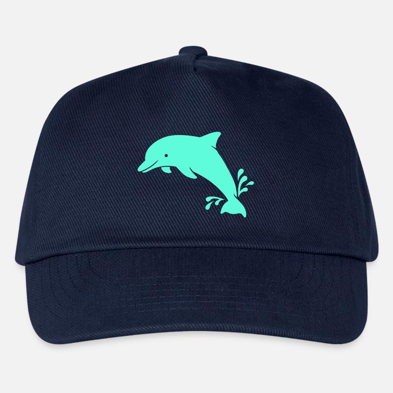 Delphin - Kinder Basecap - Navy