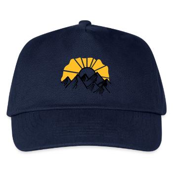 sun - Kids’ Baseball Cap - navy - Front