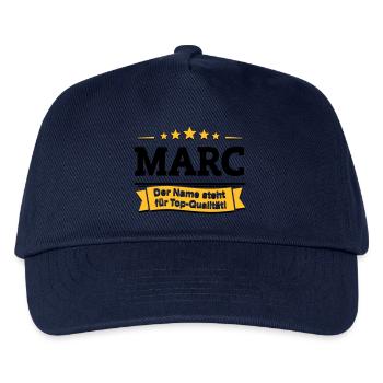 Marc – Der Name steht für Top-Qualität! - Kinder Basecap - Navy - Vorne