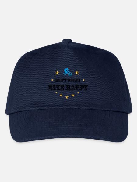 Don't worry bike happy - Kinder Basecap - Navy